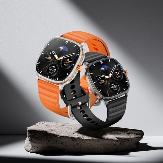 Blavec Mohito U-01 Chytré hodinky s hlasovými hovory, černé