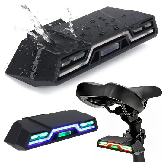 Alogy TrailFlash R6 Wasserdichtes Fahrrad Rücklicht - 6 Leuchtmodi - 46 LED Dioden - 2000 mAh Akku