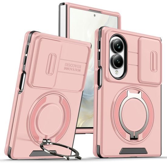 Husă Camslide Stand, Samsung Galaxy Z Fold 8, roz