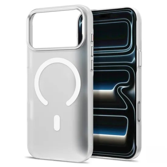 Tech-Protect MagZero MagSafe Case für iPhone 17 Pro Max / 18 Pro Max - Ultradünne Schutzhülle mit Magnetring - Mattweiß