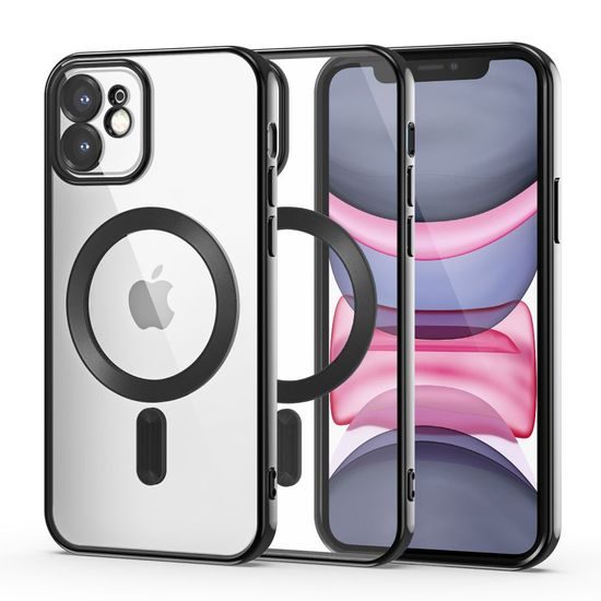 Tech-Protect MagShine, iPhone 11, fekete