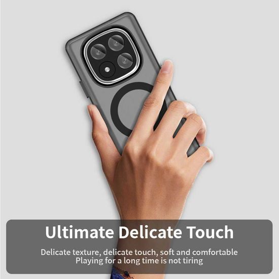 Techsuit CandyCase MagSafe, Xiaomi Redmi Note 14 Pro Plus 5G, μαύρο