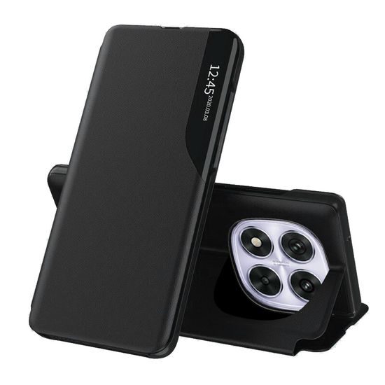 Θήκη Eco Leather View, Xiaomi Redmi Note 14 Pro 5G / Poco X7, μαύρο