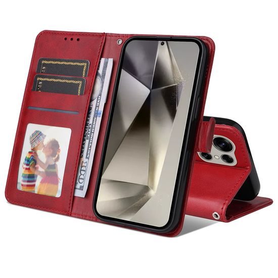 Θήκη Μαγνήτη, Samsung Galaxy S25 Ultra, κόκκινη