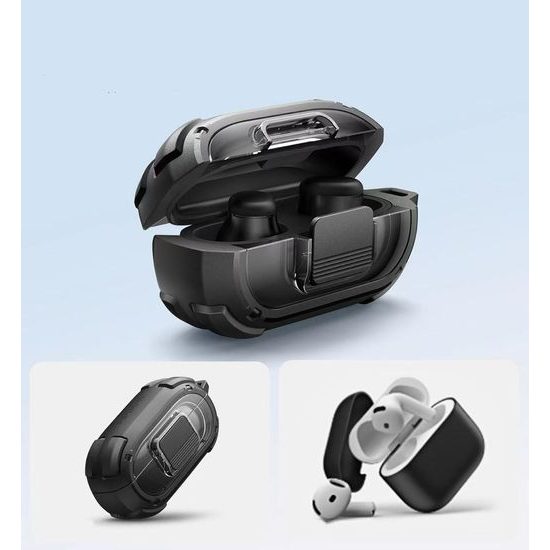 Ανθεκτική θήκη Dexnor, Beats Solo Buds, μαύρη