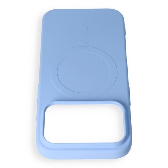 iPhone 17 Pro Max / 18 Pro Max silikona vāciņš – Silicone Mag Cover – zils
