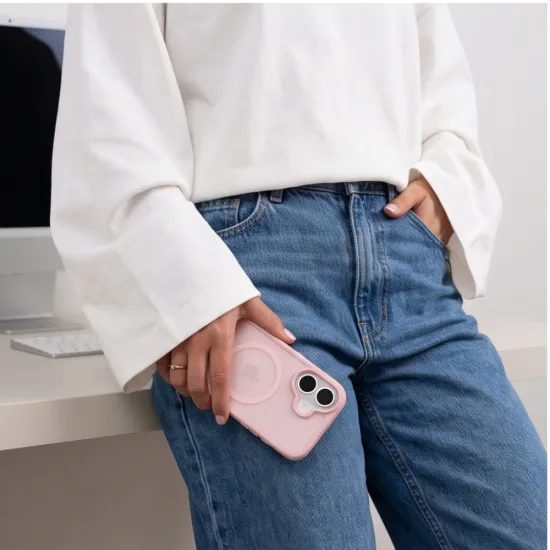 Tech-Protect BasicMag MagSafe ümbris iPhone 17 – roosa