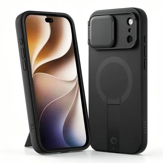Tech-Protect Kevlar Aura MagSafe puzdro, iPhone 17 Pro / 18 Pro, čierne
