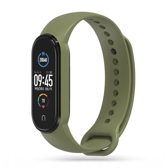 Tech-Protect IconBand Xiaomi Mi Smart Band 5 / 6 / 6 NFC / 7, ciemnozielony