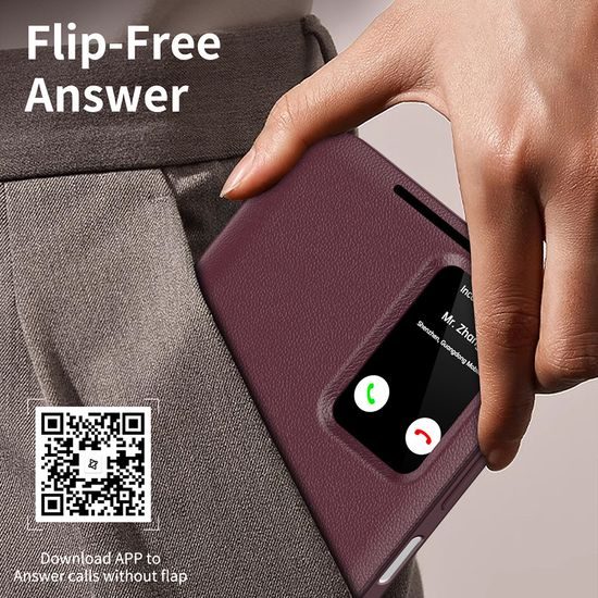 Techsuit SmartView, Samsung Galaxy A17 4G / 5G / A26 5G, μπορντό