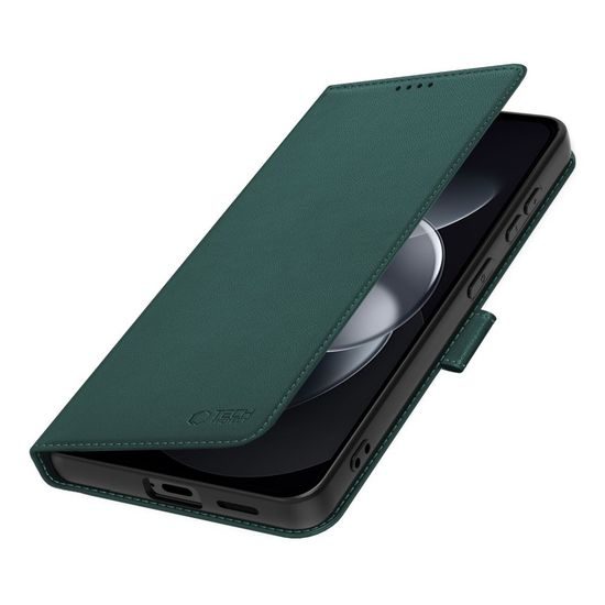 Tech-Protect Wallet Schutzhülle für Xiaomi Redmi Note 17 Pro Max 5G - Kunstleder mit Kartenfächern - Grün