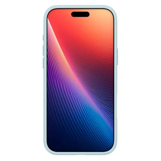 Spigen Silicone Fit Mag MagSafe, iPhone 17 Pro Max, ανοιχτό μπλε