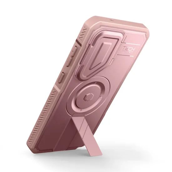 Tech-Protect Kevlar MagSafe Schutzhülle für Samsung Galaxy S26 Ultra - Hybride Hülle mit Ständer - Rosa