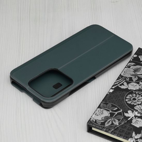 Eco Leather View Case, Xiaomi Redmi 15C 4G / 5G / Poco C85 4G, πράσινο