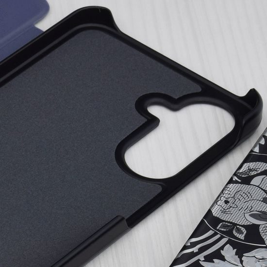 Eco Leather View Case, Samsung Galaxy A17 5G, μπλε