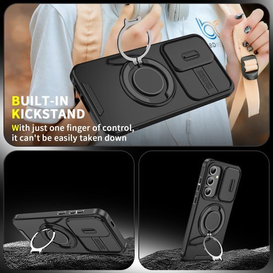 Θήκη Camslide Stand, Samsung Galaxy S24 FE, ροζ