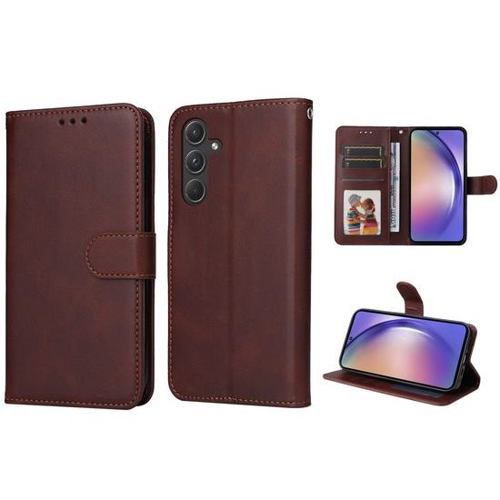 Mágneses tok, Samsung Galaxy A55, barna