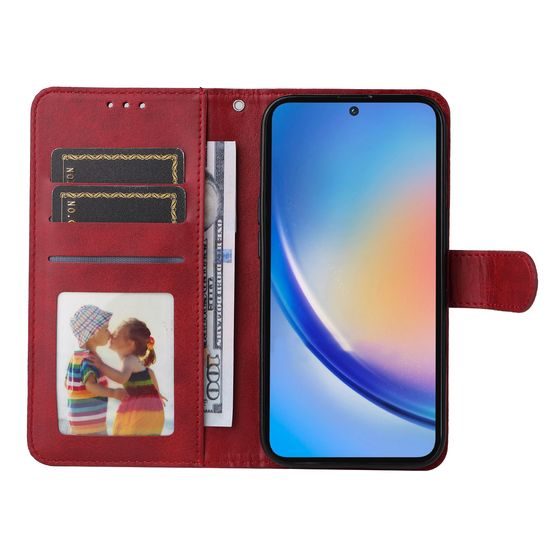 Magnet Case, Samsung Galaxy A35, červený