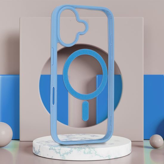 Θήκη Acrylic Color Magsafe, iPhone 17, μπλε