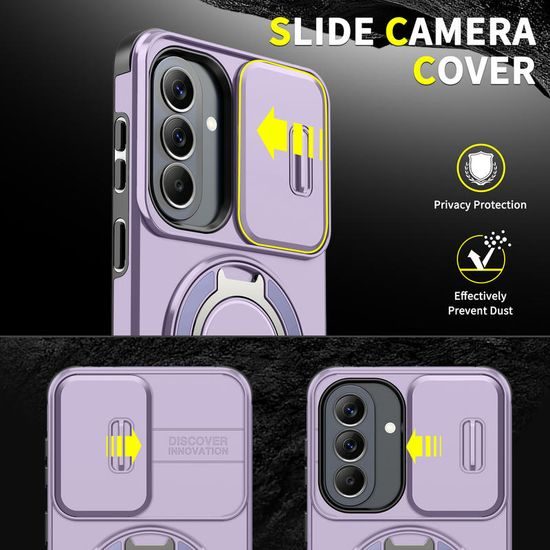 Husă Camslide Stand, Samsung Galaxy A57, violet
