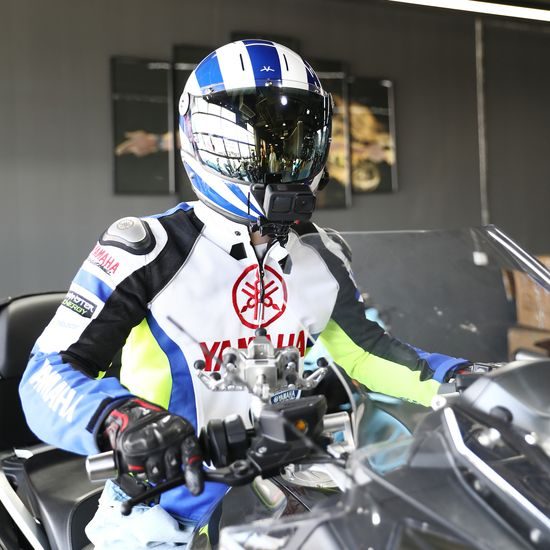 Set profesionalnih nosača za motocikl i nosač za bradu kacige za akcijske kamere