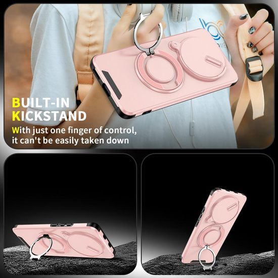 Θήκη Camslide Stand, Xiaomi Redmi Note 15 5G, ροζ
