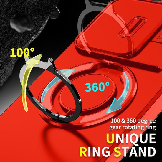 Camslide Stand tok, Xiaomi Redmi 17, piros