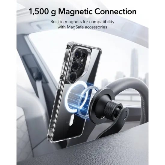 ESR Classic Hybrid Kickstand MagSafe, Samsung Galaxy S26 Ultra, διάφανο