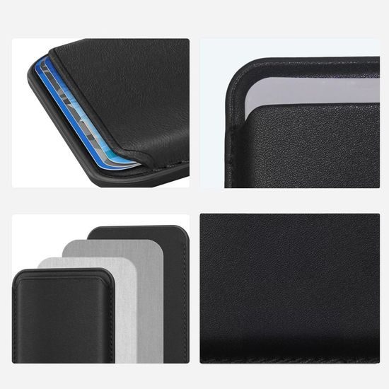 Tech-Protect MagWallet Magsafe Magsafe univerzális mágneskártya tartó, fekete