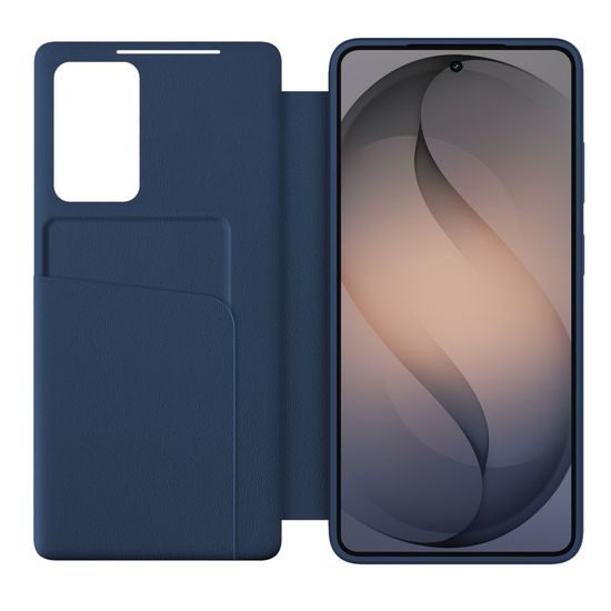 Tech-Protect Smart Wallet Schutzhülle für Samsung Galaxy S26 FE - Kartenfach und Smart Window - Blau