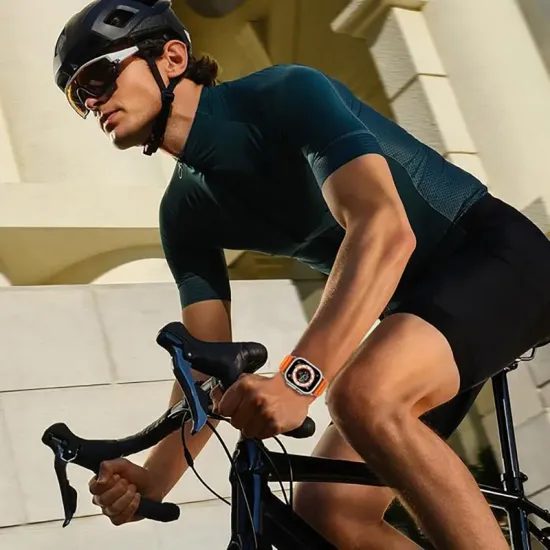 JP Nylon Alpine Loop Λουρί με Μεταλλική Πόρπη, Apple Watch 4 / 5 / 6 / 7 / 8 / 9 / 10 / 11 / SE 1 / 2 / 3 / Ultra 1 / 2 / 3 (44 / 45 / 46 / 49 mm), μαύρο