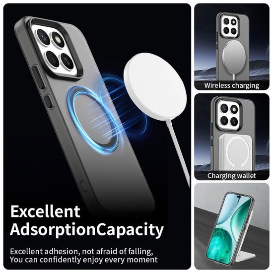 Techsuit CandyCase MagSafe, Honor X8c, μαύρο