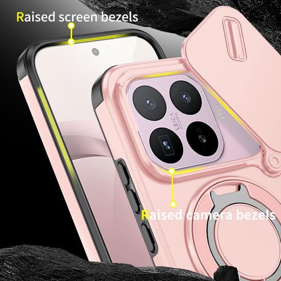 Camslide Stand obal, Xiaomi 17T, růžový