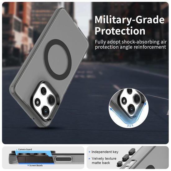 Techsuit CandyCase MagSafe, Motorola Moto G86, μαύρο