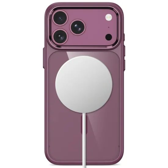 Tech-Protect MagMat MagSafe Case für iPhone 17 Pro Max / 18 Pro Max - Hybrid Schutzhülle mit Camera Control - Weinrot
