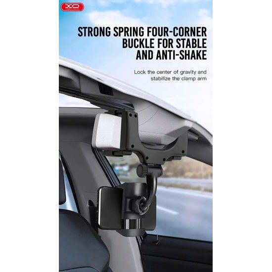 XO βάση αυτοκινήτου C70 για καθρέφτη, μαύρη