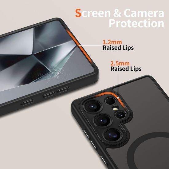 Tech-Protect MagCam MagSafe, Samsung Galaxy S25 Ultra, čierny matný