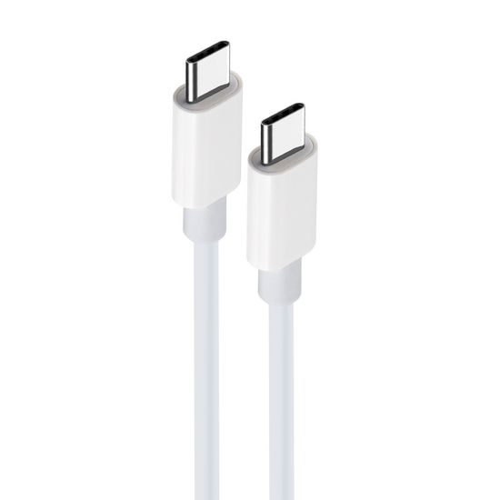 Maxlife kábel MXUC-05 USB-C - USB-C 2,0 m 100W, biely