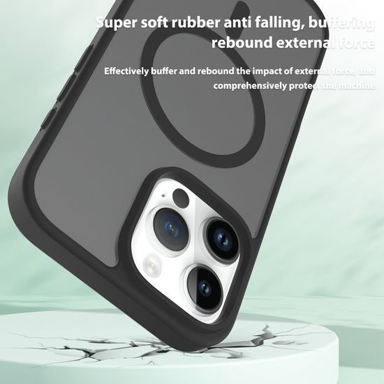JP MagFit Colour MagSafe obal s N52 magnetem, iPhone 16 Pro Max, světle růžový