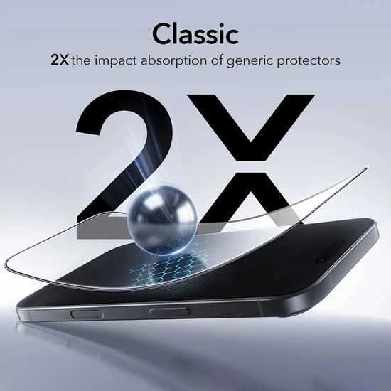 ESR Σκληρυμένο Γυαλί UltraFit, iPhone Air, 3 τεμάχια