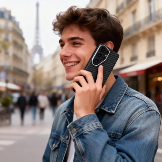 Tech-Protect Ion Carbon MagSafe cover til Samsung Galaxy S26 Ultra - Sort-Sølv