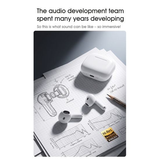 Dudao U6NC Bežične slušalice s ANC + ENC i Bluetooth 6.0