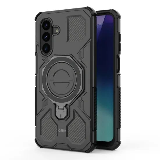 Tech-Protect TacticStand MagSafe vāciņš Samsung Galaxy A17 / A18 – matēti melns