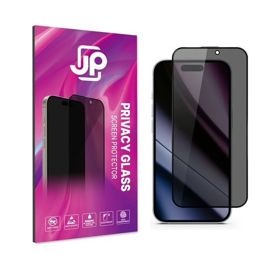 JP Privacy Szkło hartowane, iPhone 16, czarne