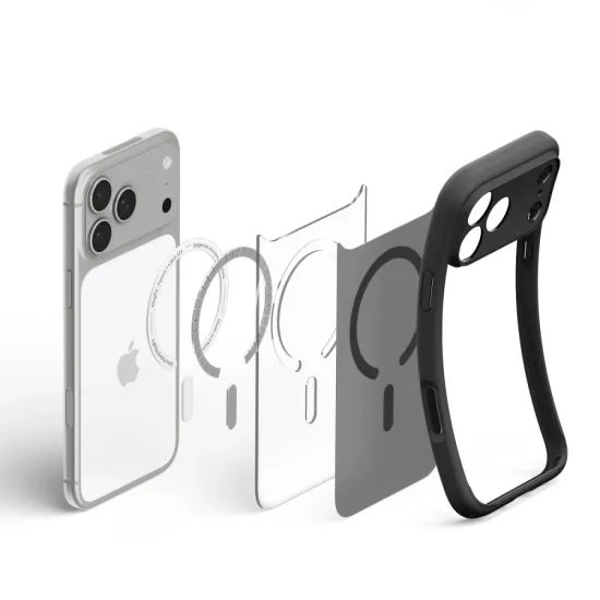 Spigen Ultra Hybrid Mag s MagSafe, iPhone 17 Pro Max / 18 Pro Max, frost black