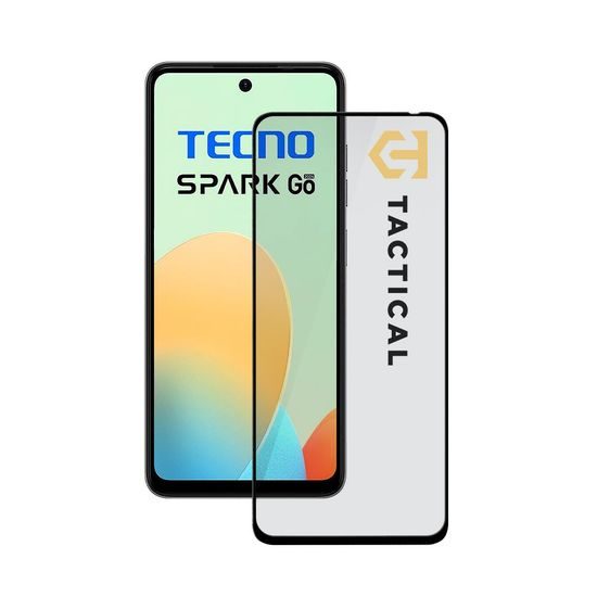 Tactical Glass Shield 5D προστατευτικό γυαλί για Tecno Spark GO 2024, μαύρο