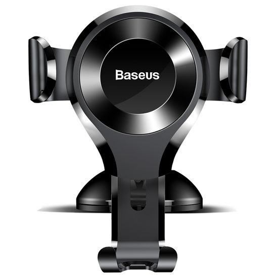 Baseus Osculum Gravity Car Mount, suport telefon pentru parbrizul mașinii, negru (SUYL-XP01)