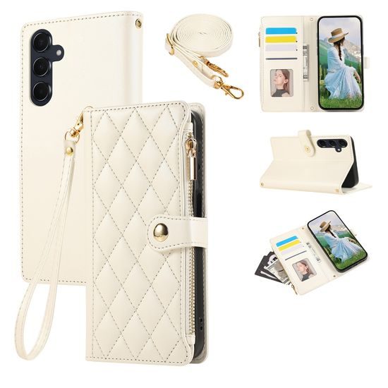 Θήκη Glamour, Samsung Galaxy A16 / A26 / A17, λευκή