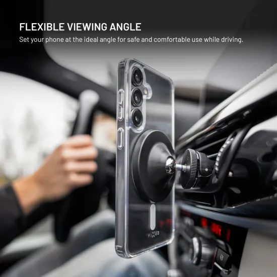 FIXED MagCircle mágneses autós tartó szellőzőrácsba MagSafe támogatással, fekete