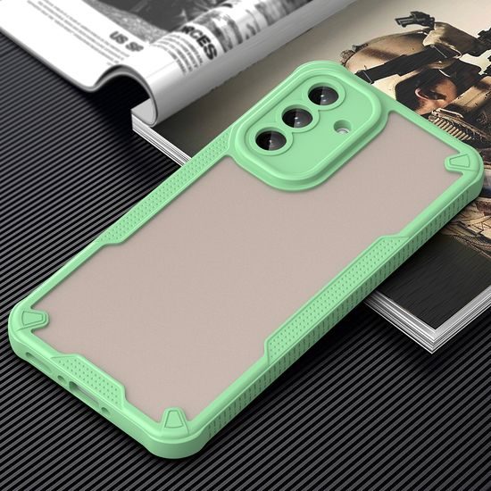 Samsung Galaxy A56 hibridinis dėklas ArmorShield – žalia